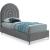 Rainbow Velvet Twin Size Bed