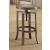 Bartlett Wood Veneer Adjustable Height Swivel Bar Stool