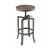 Bartlett Wood Veneer Adjustable Height Swivel Bar Stool