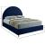 Rainbow Velvet Queen Size Bed