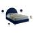 Rainbow Velvet Bed