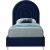 Rainbow Velvet Twin Size Bed