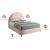 Rainbow Velvet Full Size Bed