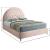 Rainbow Velvet King Size Bed
