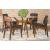 Paxton 48″ Round Glass Top Dining Table