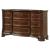 Vintage 9-Drawer Wood Veneer Dresser