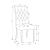 Douglas Tufted Back Fabric Dining Chair