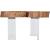 Woodland Live Edge Acacia Wood Coffee Table with Acrylic Legs