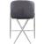 Xavier Counter Stool with Chrome Metal Legs