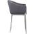 Xavier Counter Stool with Chrome Metal Legs