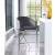 Xavier Counter Stool with Chrome Metal Legs