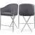 Xavier Counter Stool with Chrome Metal Legs