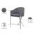 Xavier Counter Stool with Chrome Metal Legs