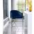 Xavier Counter Stool with Chrome Metal Legs