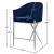 Xavier Counter Stool with Chrome Metal Legs