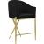 Xavier Counter Stool with Gold Metal Legs