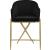 Xavier Counter Stool with Gold Metal Legs