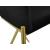 Xavier Counter Stool with Gold Metal Legs
