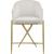 Xavier Counter Stool with Gold Metal Legs