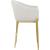 Xavier Counter Stool with Gold Metal Legs