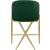 Xavier Counter Stool with Gold Metal Legs