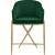 Xavier Counter Stool with Gold Metal Legs