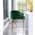 Xavier Counter Stool with Gold Metal Legs
