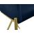 Xavier Counter Stool with Gold Metal Legs