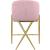 Xavier Counter Stool with Gold Metal Legs