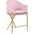 Xavier Counter Stool with Gold Metal Legs