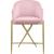 Xavier Counter Stool with Gold Metal Legs