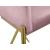 Xavier Counter Stool with Gold Metal Legs