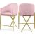 Xavier Counter Stool with Gold Metal Legs