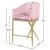 Xavier Counter Stool with Gold Metal Legs