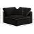 Cozy Velvet Modular Fiber Filled Comfort Overstuffed Corner Chair