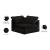 Cozy Velvet Modular Fiber Filled Comfort Overstuffed Corner Chair