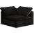 Cozy Velvet Modular Fiber Filled Comfort Overstuffed Corner Chair