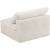Cozy Velvet Modular Fiber Filled Comfort Overstuffed Armless Chair