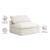 Cozy Velvet Modular Fiber Filled Comfort Overstuffed Armless Chair