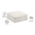 Cozy Velvet Modular Fiber Filled Comfort Overstuffed Ottoman