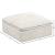 Cozy Velvet Modular Fiber Filled Comfort Overstuffed Ottoman