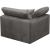 Cozy Velvet Modular Fiber Filled Comfort Overstuffed Corner Chair