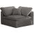 Cozy Velvet Modular Fiber Filled Comfort Overstuffed Corner Chair