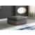 Cozy Velvet Modular Fiber Filled Comfort Overstuffed Ottoman