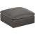Cozy Velvet Modular Fiber Filled Comfort Overstuffed Ottoman