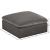 Cozy Velvet Modular Fiber Filled Comfort Overstuffed Ottoman