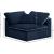 Cozy Velvet Modular Fiber Filled Comfort Overstuffed Corner Chair
