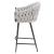 Fabian KD Fabric/PU Counter Stool