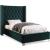 Aiden Velvet Twin Size Bed