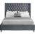 Aiden Velvet King Size Bed